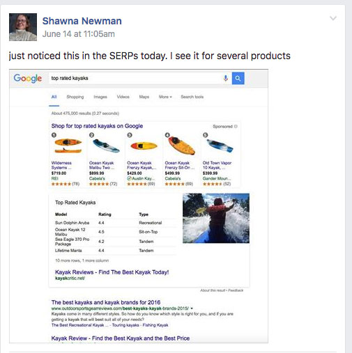 Google Testing Amazon Pages in Knowledge Box for "Reviews" Searches