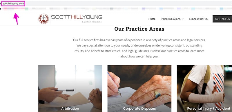 scott hill young fake law firm